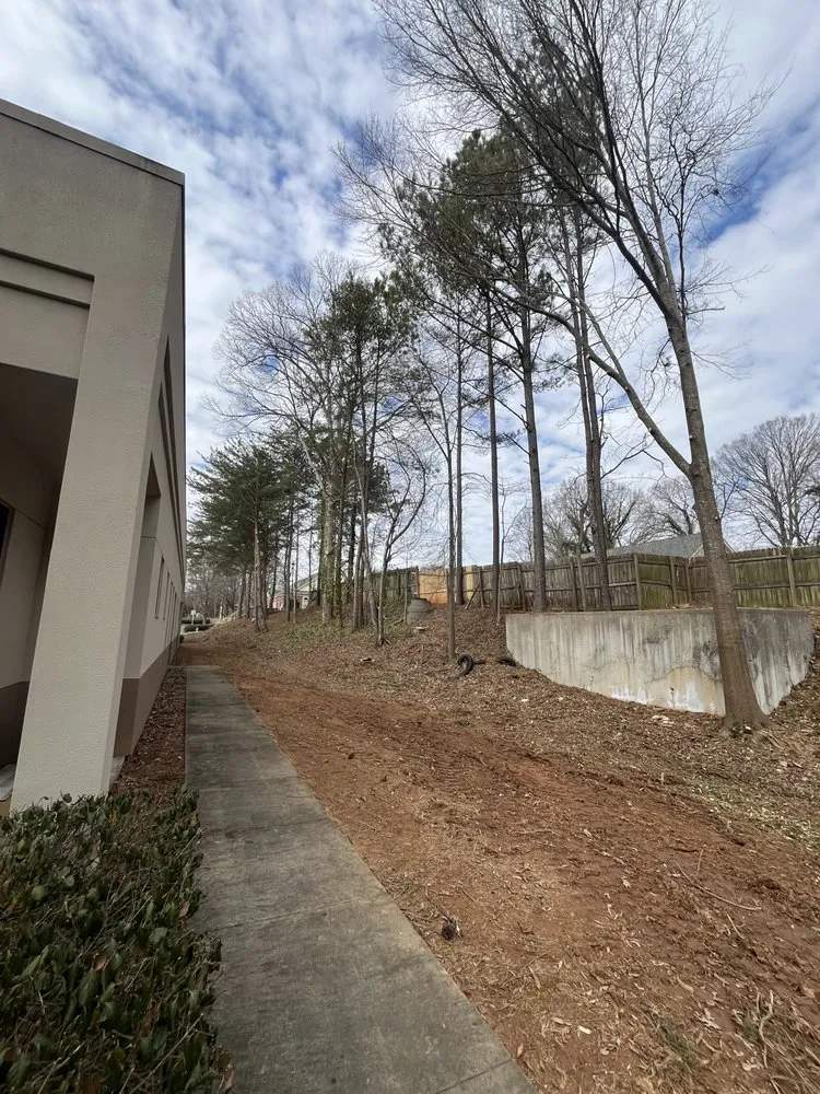 Trusted outdoor landscaping with custom design in Douglasville, GA by J&M Stump Grinders