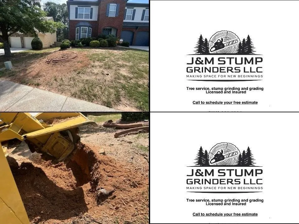 Custom yard cleanup service for residential properties across Douglasville, GA - J&M Stump Grinders