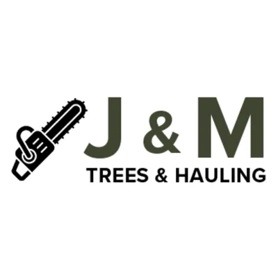 J&M Trees & Hauling Logo