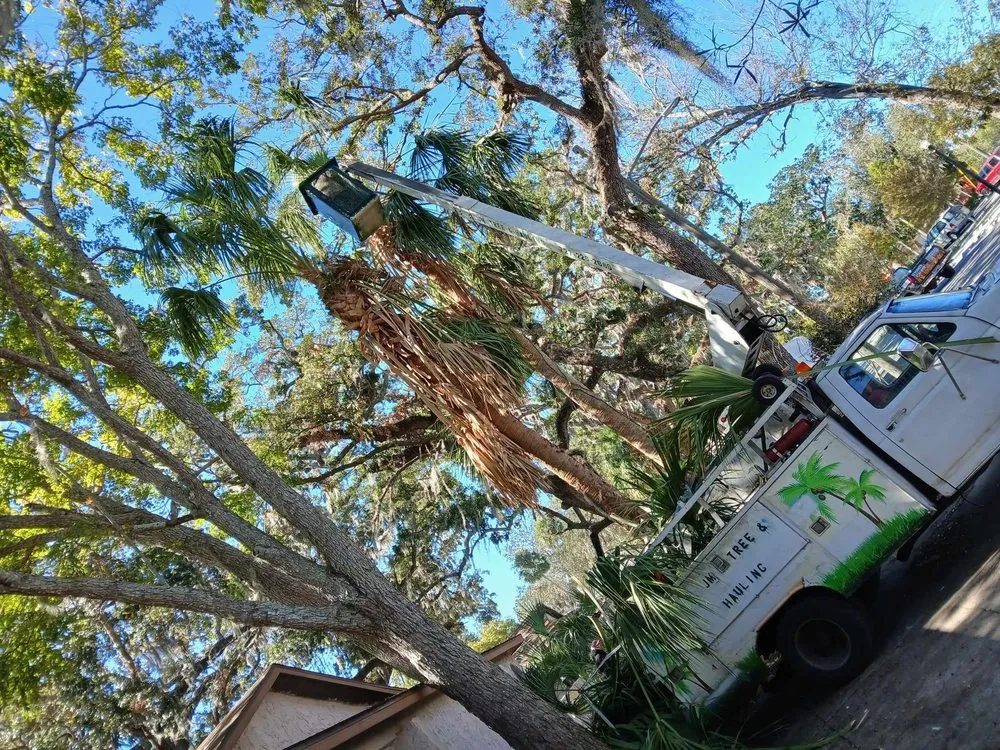 Trusted lawn mowing service for homes across Hudson, FL - JM Trees and Hauling
