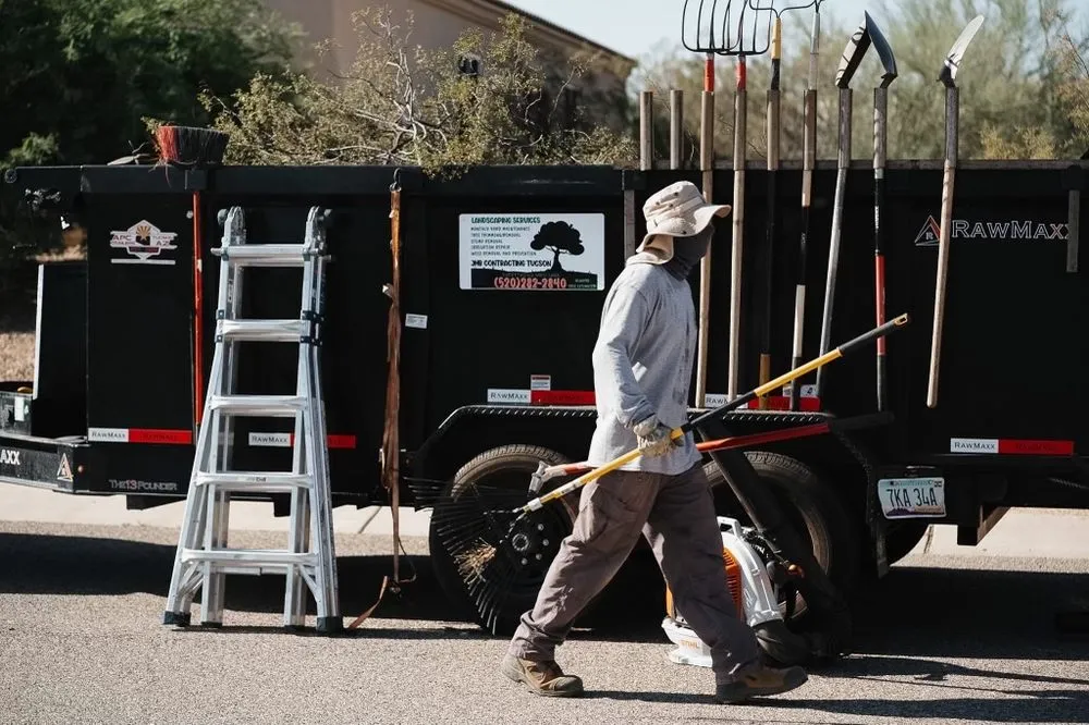 Trusted outdoor landscaping for year-round maintenance in Vail, AZ by JMB Contracting Tucson