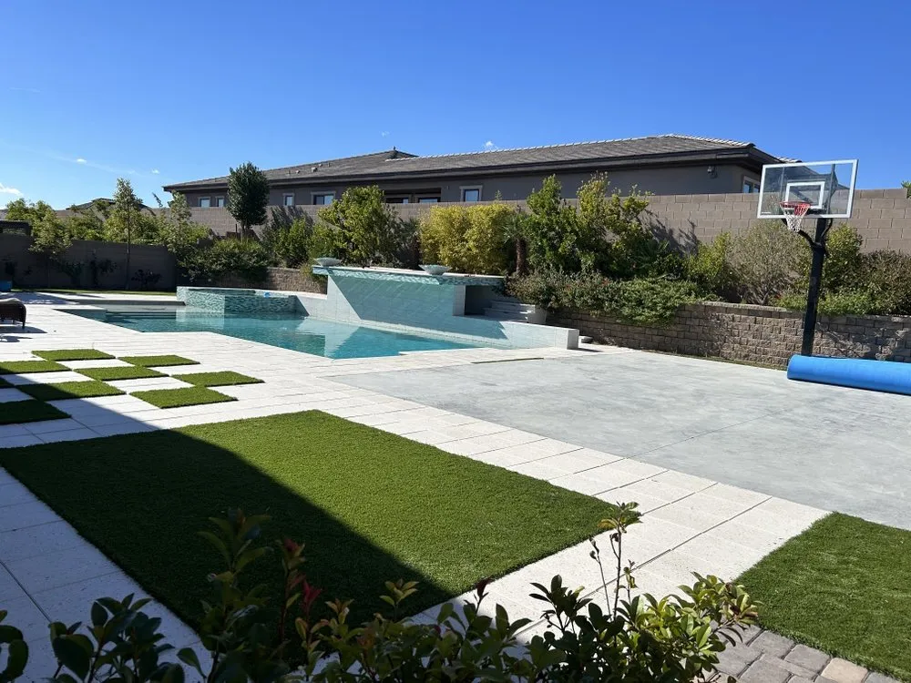 Top-rated garden landscaping in Las Vegas, NV by JMF Landscape and Maintenance