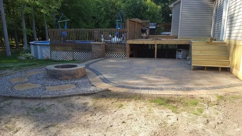 Expert garden landscaping for residential properties in Rochester, NY by JMF Landscaping