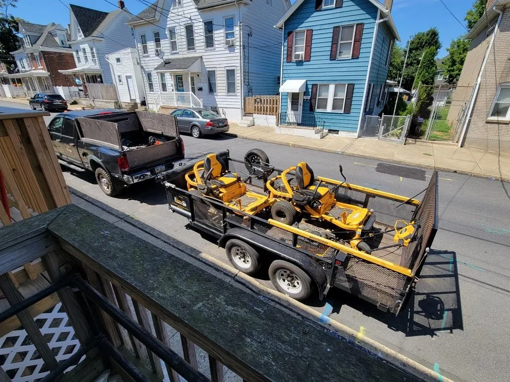 Reliable landscaping services for homes in Easton, PA by JmJ Property Services