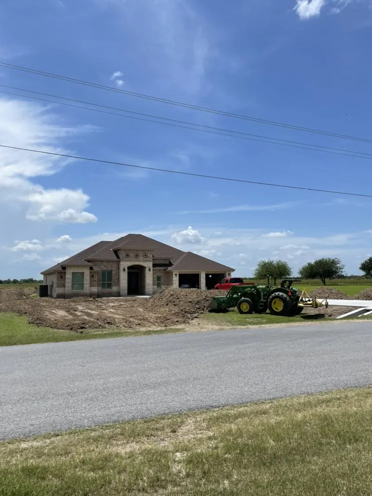 Professional yard cleanup service with custom design in San Benito, TX by JMJ Superior Services