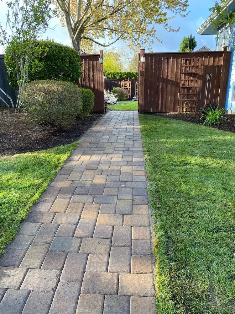Custom landscape installation for outdoor upgrades in Salem, OR by JML Landscape Maintenance