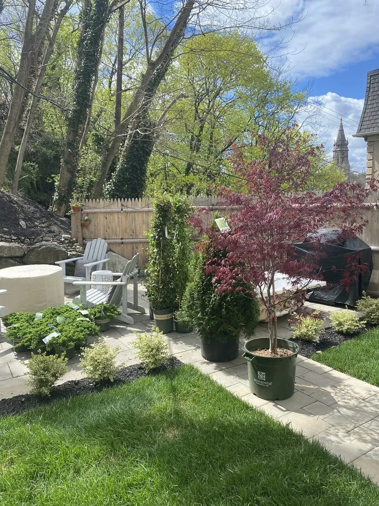 Professional yard maintenance with custom design in Philadelphia, PA by JML Landscaping