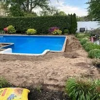 Local landscape installation for outdoor upgrades in Moriches, NY by JMM Landscaping & Masonry