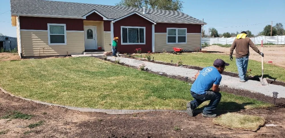 Custom lawn mowing service for beautiful yards in Firestone, CO by JMR Landscape