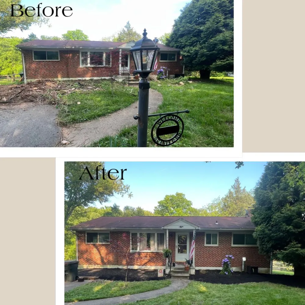 Custom landscape design for year-round maintenance in Westminster, MD by JMV Lawn Care