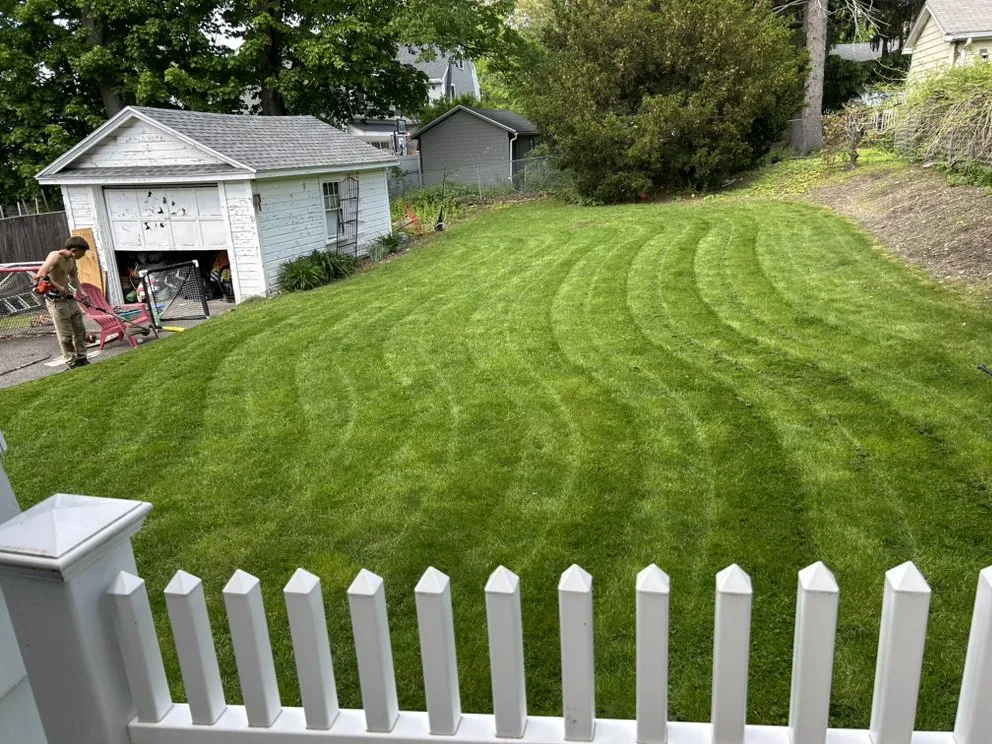 Expert lawn care service for homes in Boston, MA by J&N Landscaping Solutions