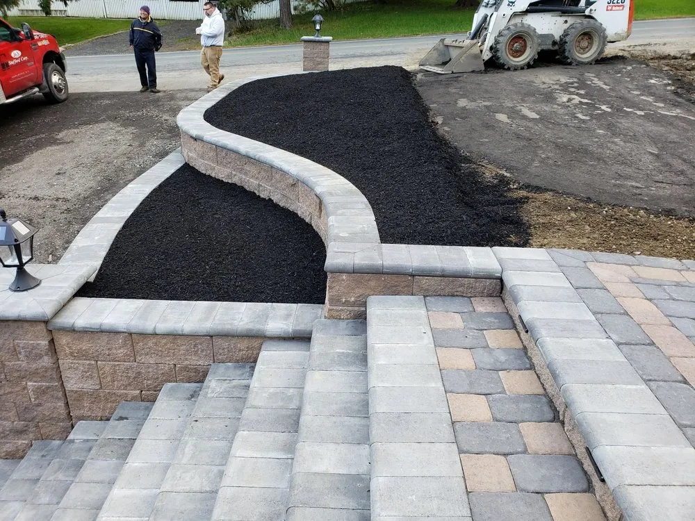 Local landscape installation in Marlboro, NY by J&N Stafford