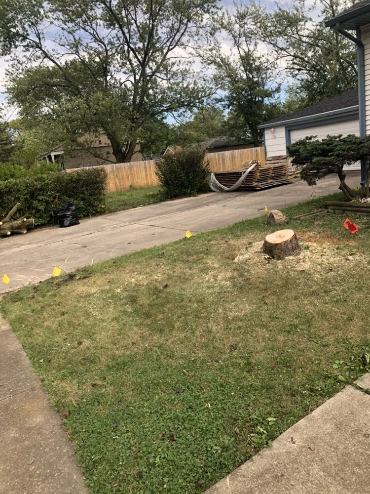 Custom landscape installation for homes in Hazel Crest, IL by Jneals Landscaping Services