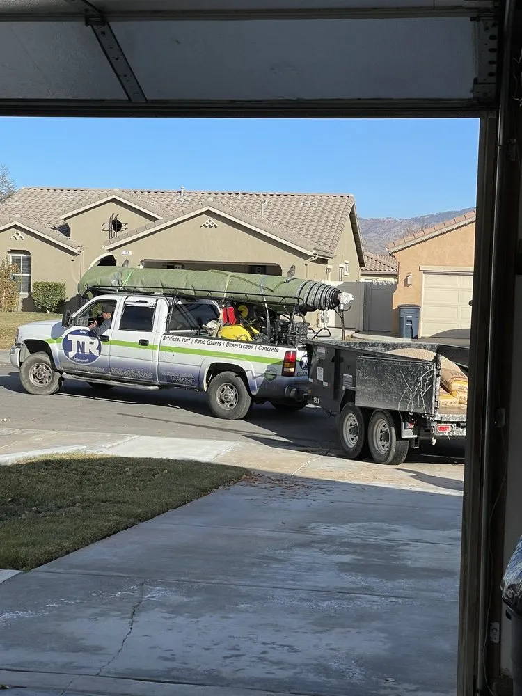 Affordable landscape installation in Palmdale, CA by JNR Home Improvements