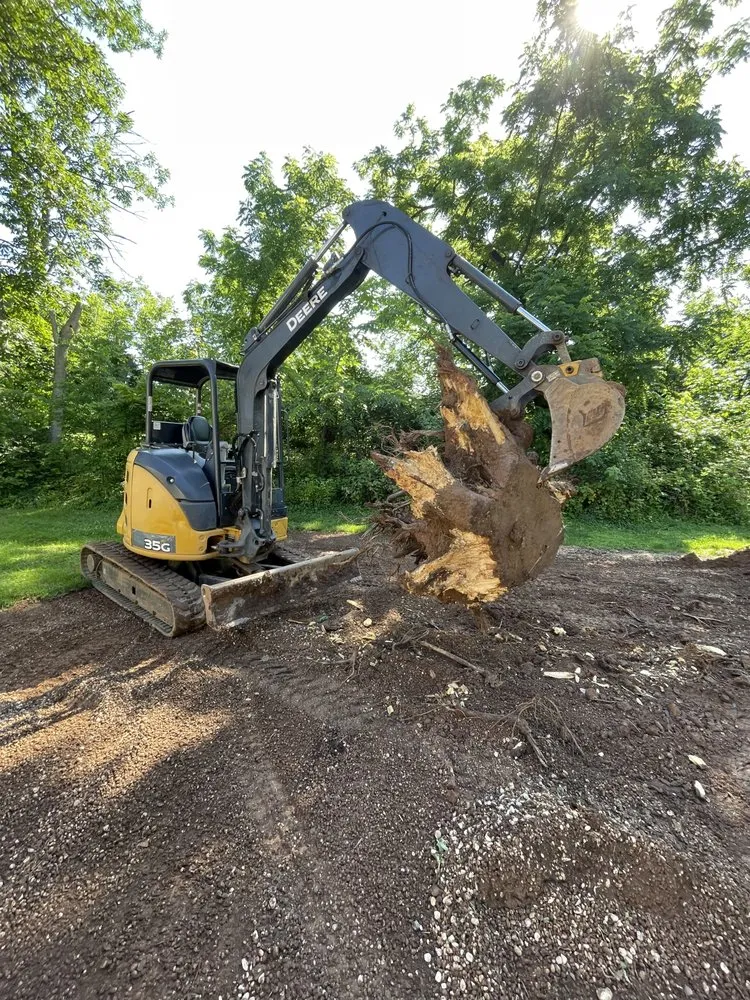 Professional yard cleanup service with custom design across Warrington, PA - JNT Property Management