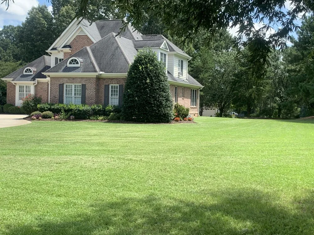 Professional yard cleanup service with custom design across Clayton, NC - Jo Co Mow