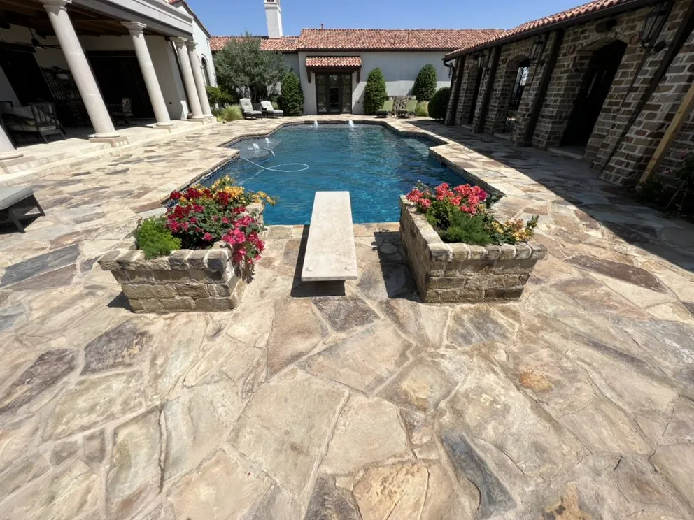 Custom garden landscaping for outdoor upgrades across Midland, TX - Jo Jo's Bee Lawn & Tree Service