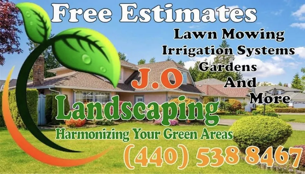 Top-rated lawn mowing service with custom design in Lorain, OH by J.O Landscaping