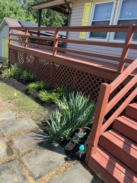 Custom garden landscaping in Mineral, VA by JOAPA Lawn & Landscape