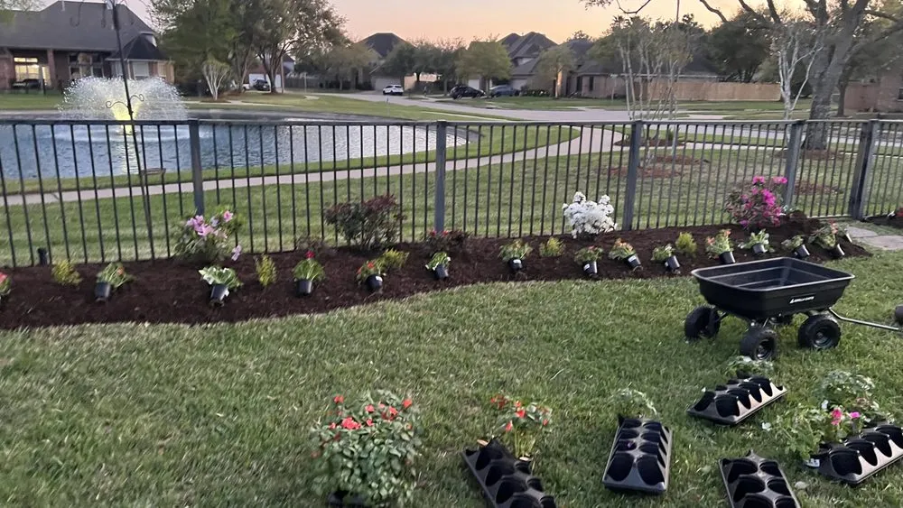 Affordable lawn mowing service in League City, TX by Joaquin’s Olvera Lawn Service and Landscaping