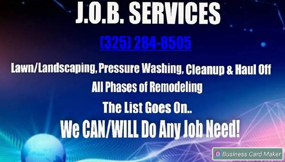 Affordable lawn mowing service for homes across San Angelo, TX - J.O.B.SERVICES