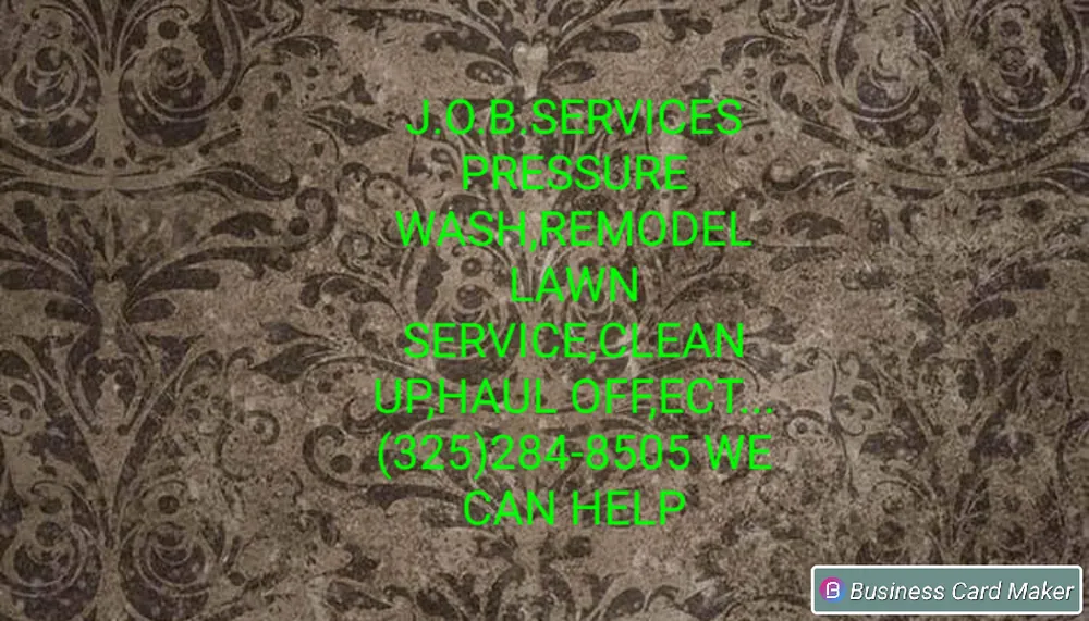 Local landscape design experts serving San Angelo, TX - J.O.B.SERVICES