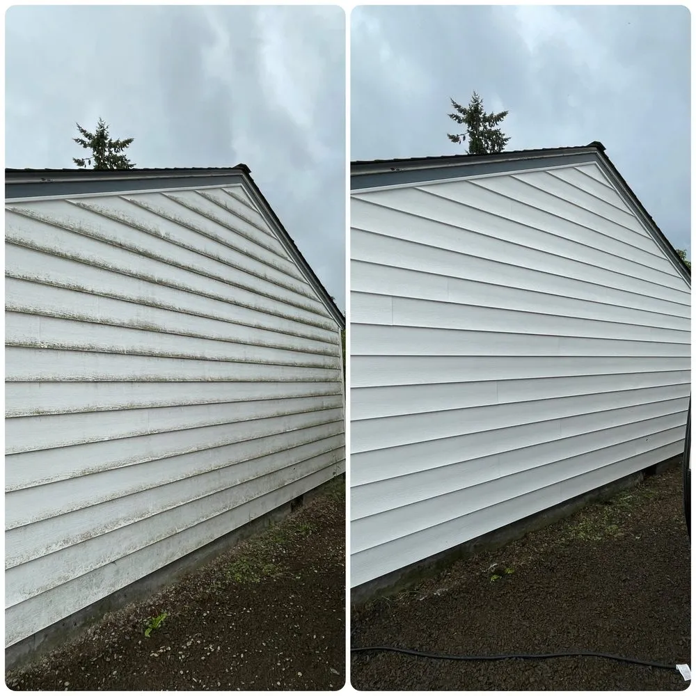 Local landscape installation in Albany, OR - Jochimsen Pressure Wash