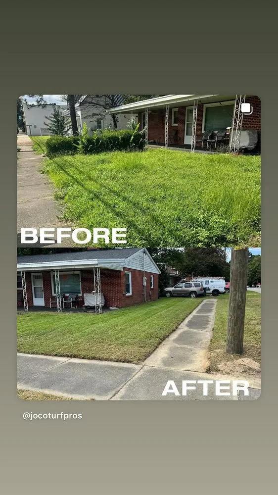 Top-rated residential landscaping for homes in Four Oaks, NC by Joco Turf Pros