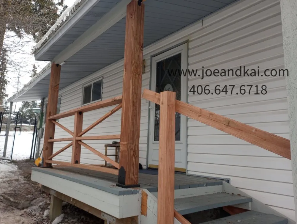 Professional outdoor landscaping in Bigfork, MT - Joe & Kai