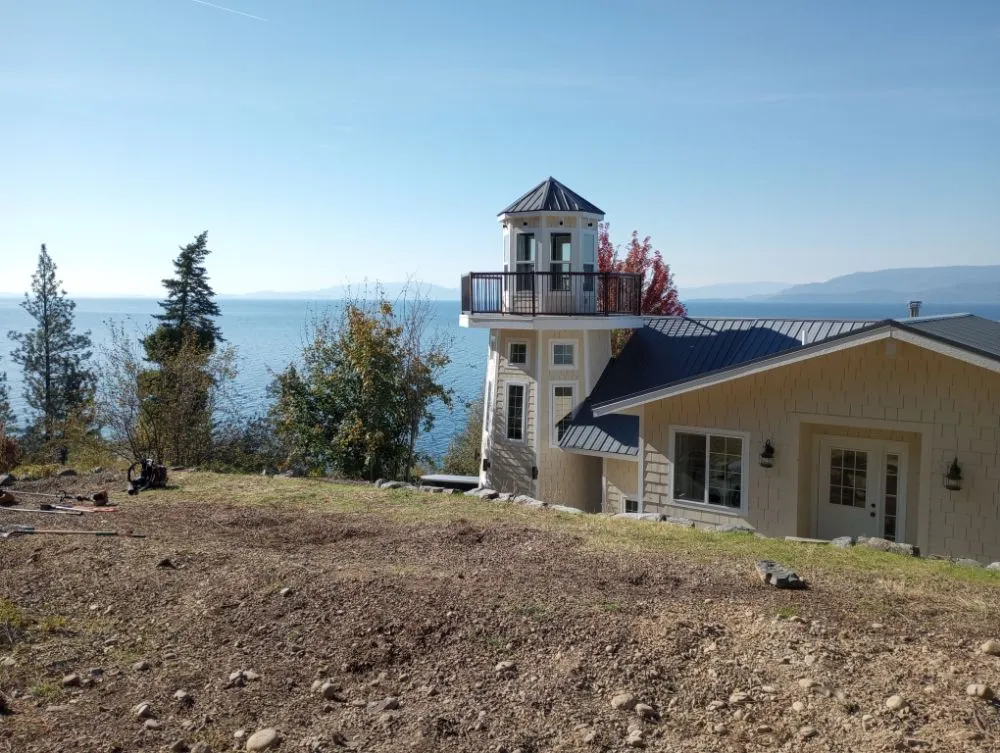 Custom yard maintenance in Bigfork, MT - Joe & Kai