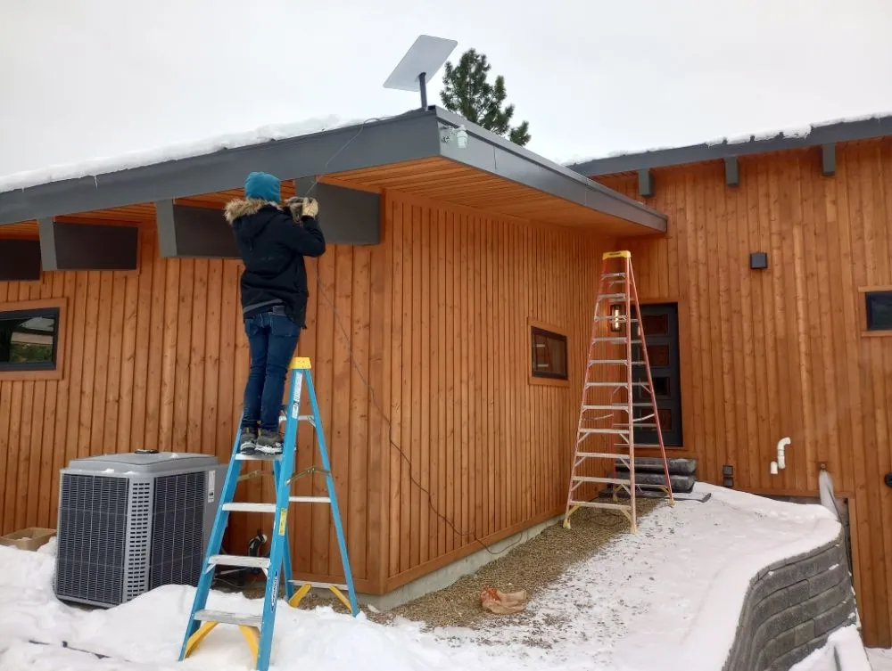 Professional outdoor landscaping for residential properties across Bigfork, MT - Joe & Kai