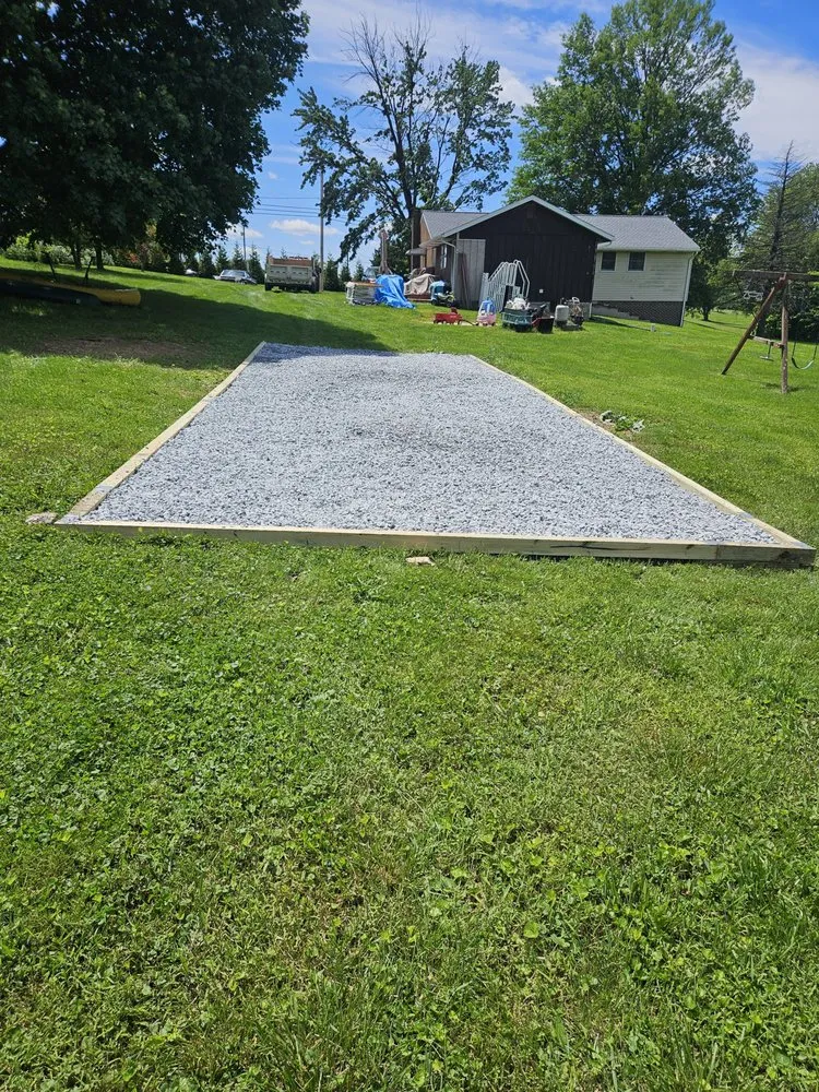 Local residential landscaping with custom design in Lincoln University, PA by Joe Dirt Landworks