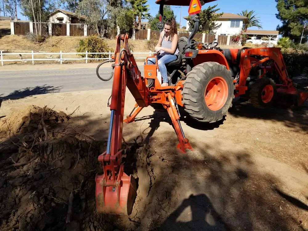 Expert landscape installation for homes in Yucaipa, CA by Joe Dirt Tractor Service