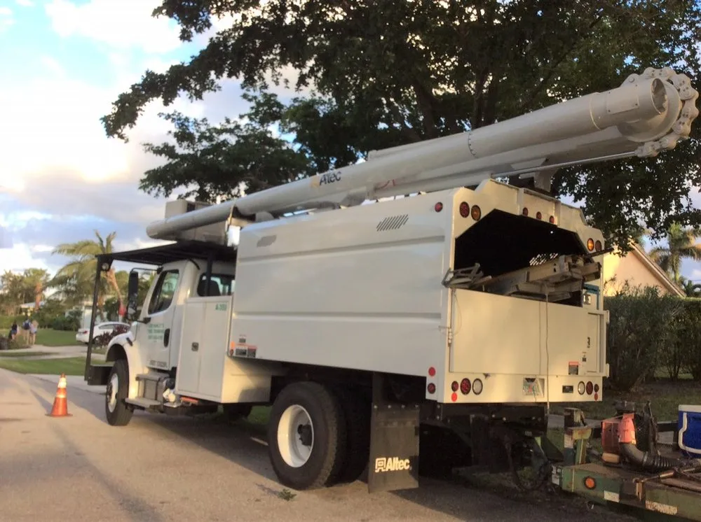 Professional yard cleanup service for outdoor upgrades in North Palm Beach, FL by Joe Hanley's Tree Trimming
