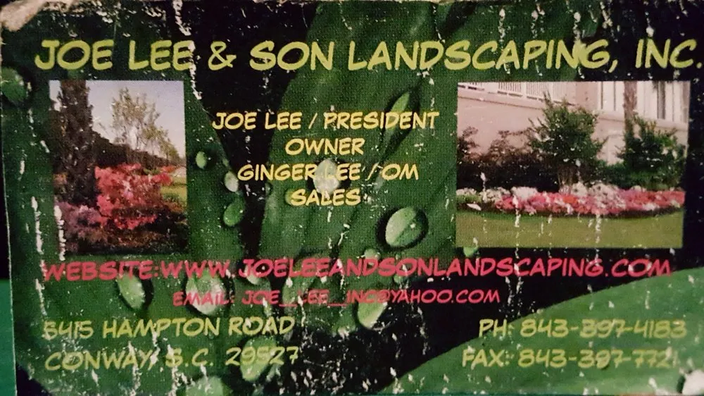 Trusted landscape design for homes in Conway, SC by Joe Lee & Son Landscaping