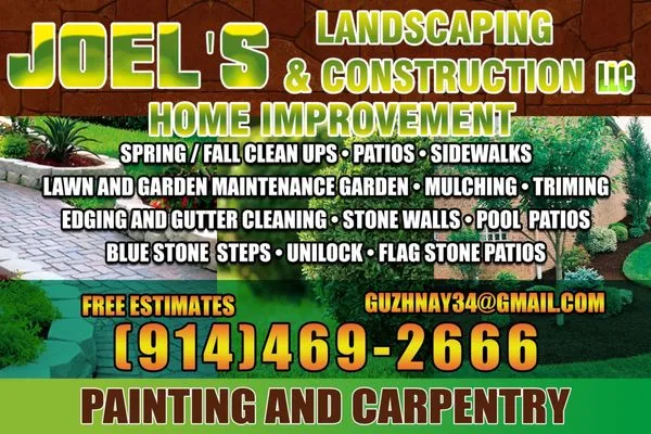 Joel's Lanscaping and Construction Logo