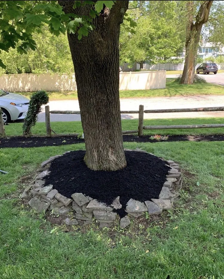 Custom landscape design in Woburn, MA by Joe's General Landscaping