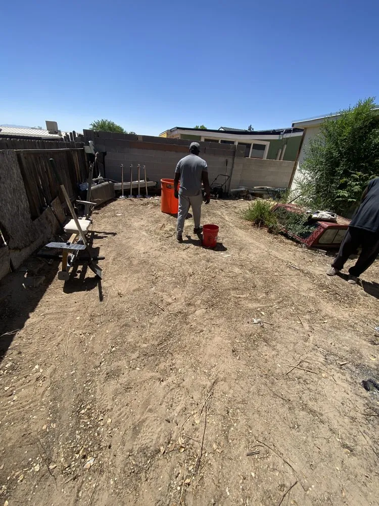 Custom landscape design for homes in Albuquerque, NM by Joes Junk Removal