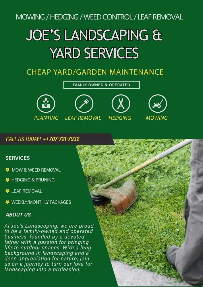 Trusted landscape installation in Chico, CA by Joe's Landscaping & yard services