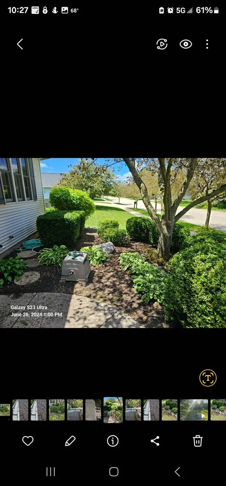 Professional garden landscaping in Menasha, WI by Joe's Landscaping and Lawn Care Services