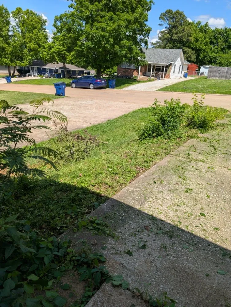 Custom garden landscaping with custom design in Desloge, MO by Joe's Lawn Care