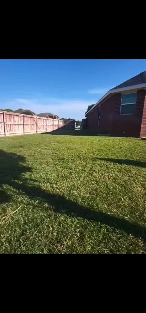 Affordable landscape installation in Odessa, TX by Joes Lawn Service