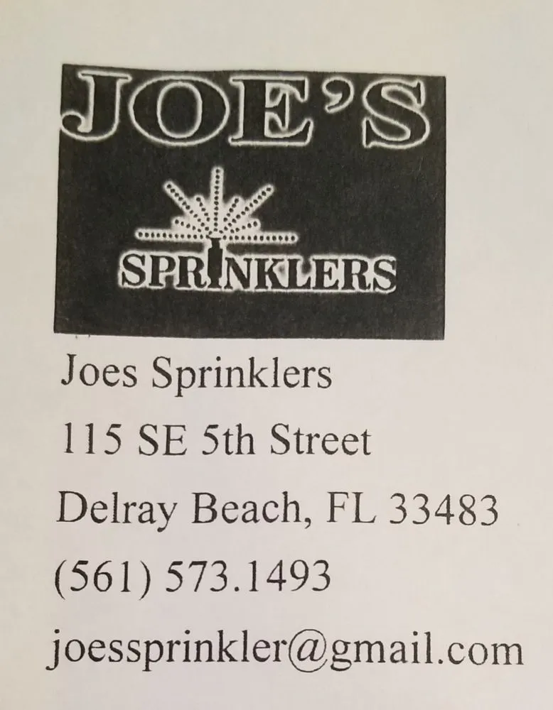 Local outdoor landscaping experts serving Delray Beach, FL - Joe's Sprinklers