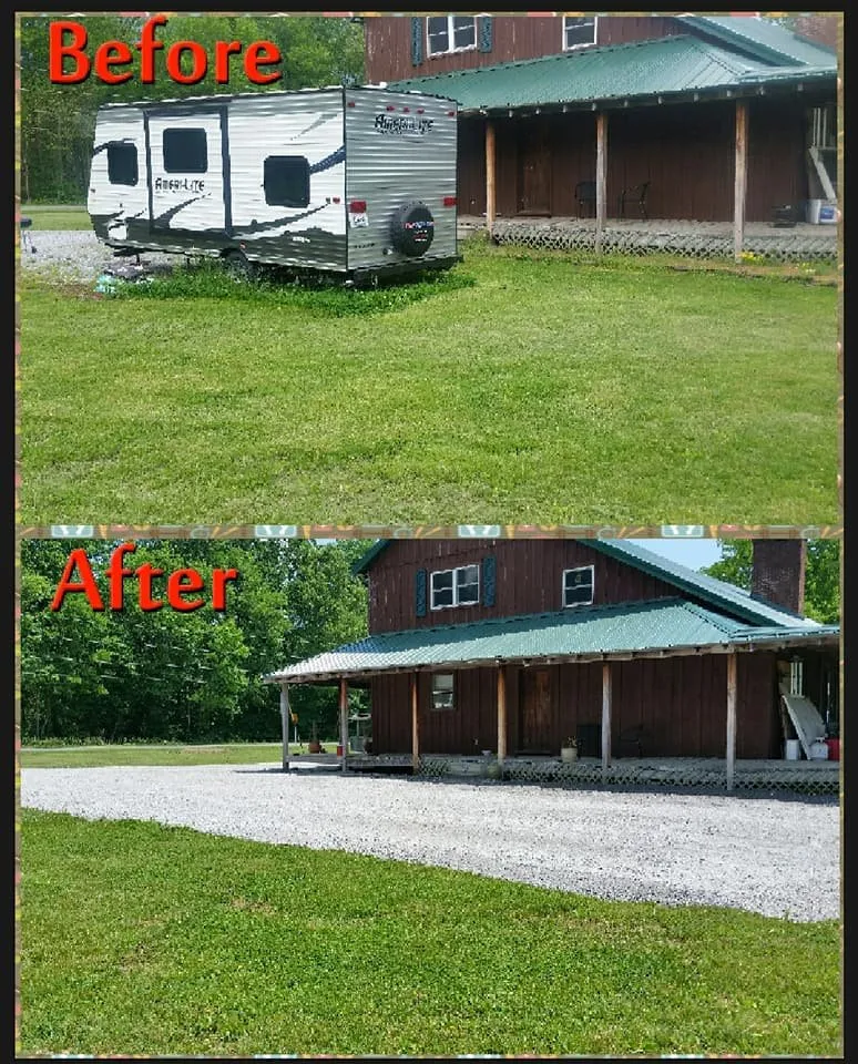 Custom landscape design in Kevil, KY by Joe's Tractor & Backhoe Service