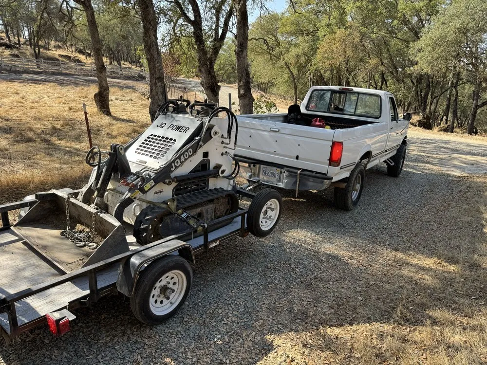 Expert landscaping services with custom design in Wallace, CA by Joey Quadros Backhoe & Tractor Services