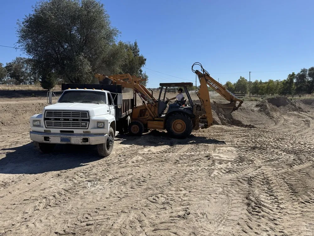 Affordable landscape installation for homes in Wallace, CA by Joey Quadros Backhoe & Tractor Services