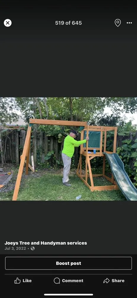 Expert residential landscaping for beautiful yards in Coral Springs, FL by Joeys Tree And Handyman Services