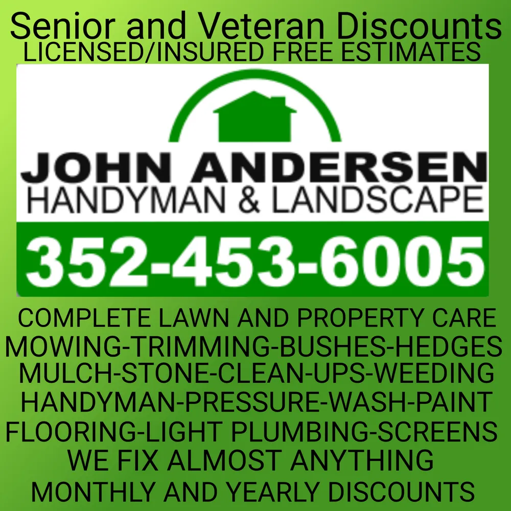 Expert garden landscaping in Homosassa, FL by John Andersen Handyman