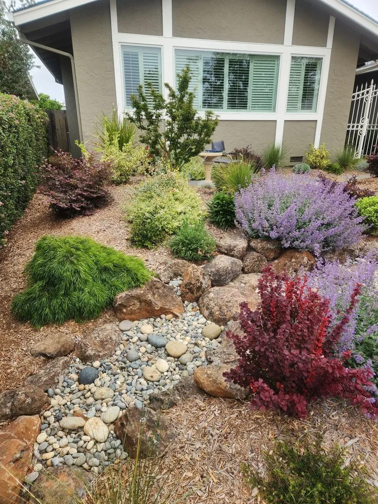 Top-rated garden landscaping for beautiful yards in Redwood City, CA by John B Molinari Landscape Construction