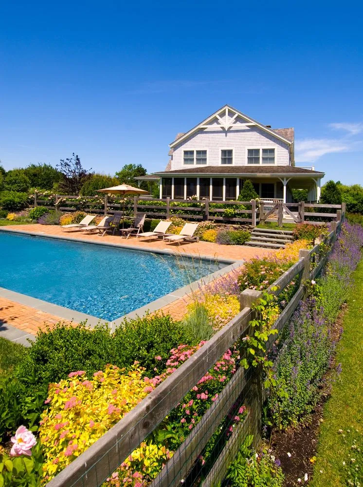 Professional landscape design with custom design in Southampton, NY by John Cowen Landscape Associates